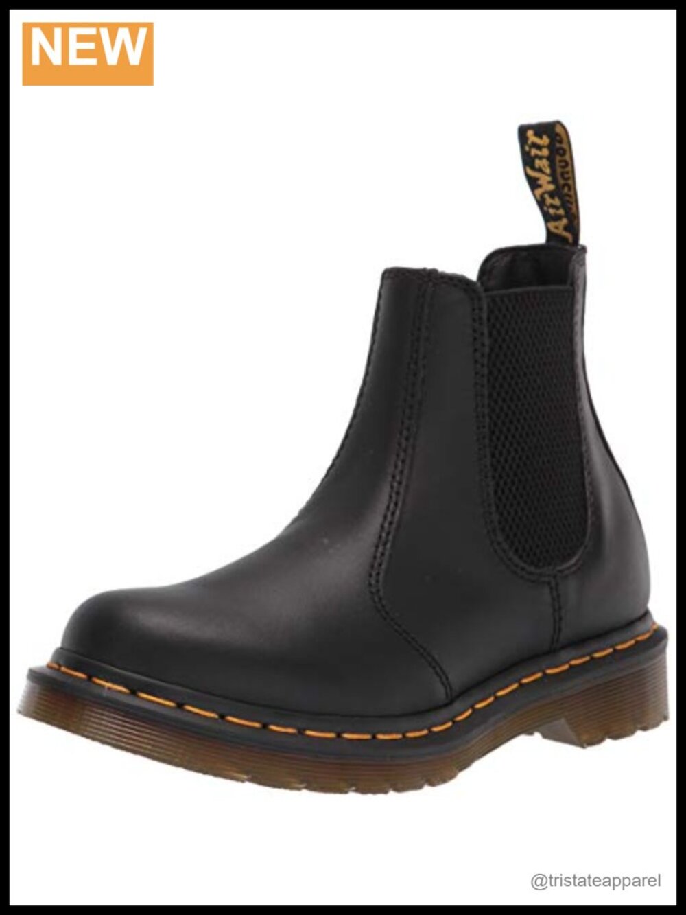 Dr. Martens 2976 Chelsea Boot Smooth Leather Pull-On Ankle Work Boot